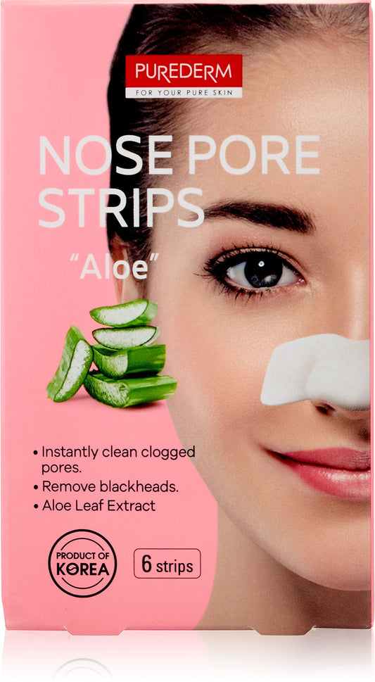Purederm Botanical Choice Nose Pore - Strips, 6 Pieces