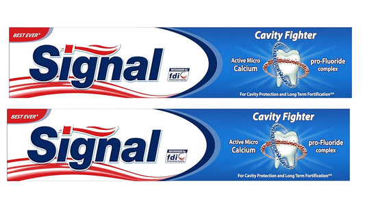 Signal Toothpaste Cavity Fighter, 2 x 120ml