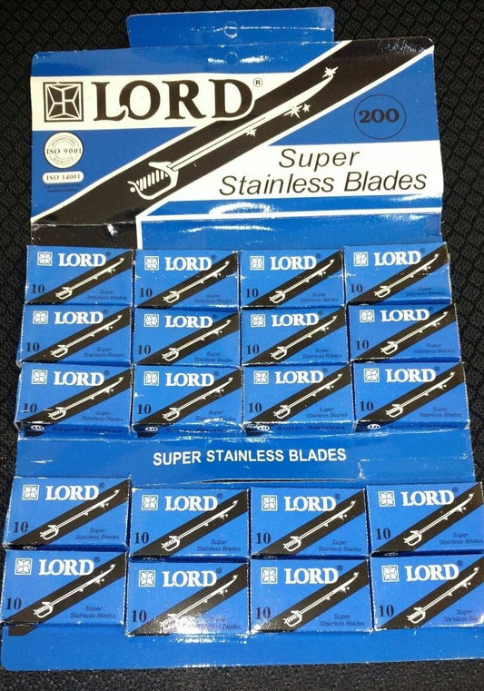 Lord Double Edge Super Blades - 200 Pieces