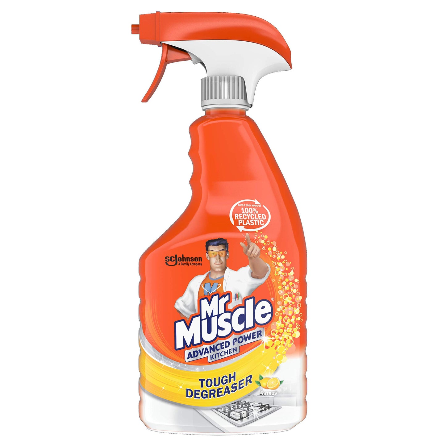 Mr Muscle Kitchen Cleaner, Advanced Power All Purpose Cleaning Spray, 750 ml