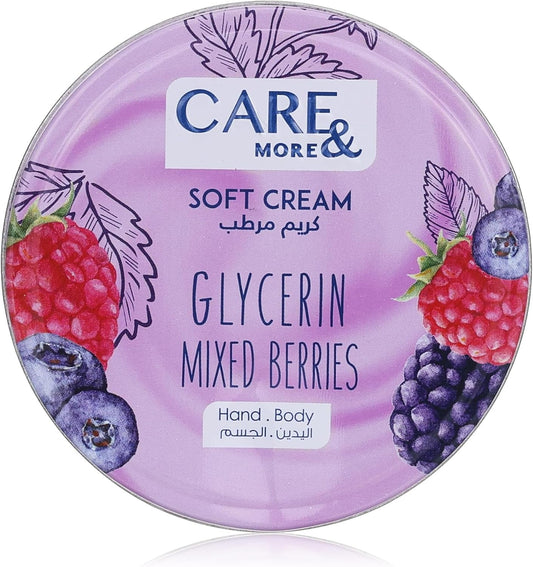 Care & More Soft Cream With Glycerin Mixed berries 75 ML