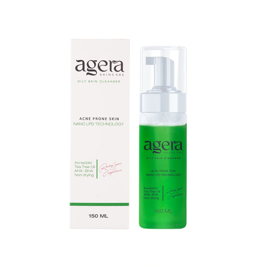 Agera Acne Cleanser 150ml box and bottle