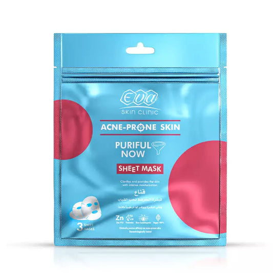 Eva Skin Clinic Acne-Prone Skin Sheet Mask ( 3 sheet Masks )