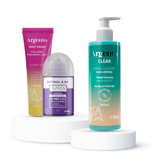 Offer Argento clear + Retinol Serum + Night Cream