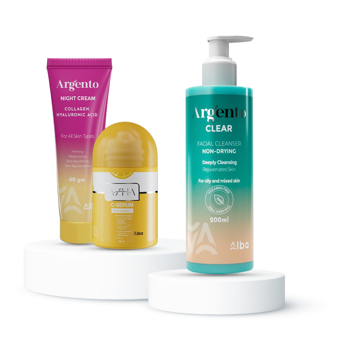 Offer Argento clear + C Serum + Night