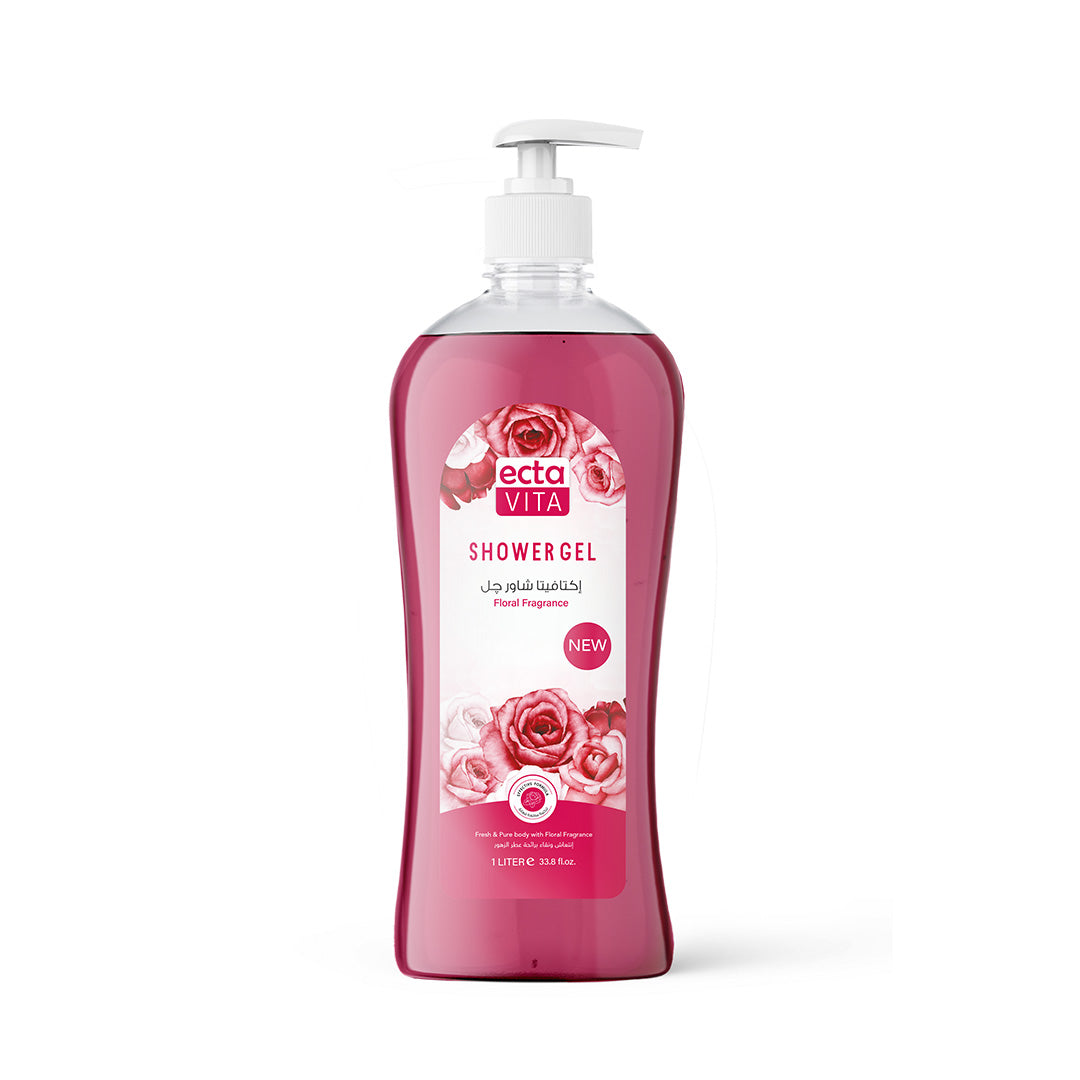 ectavita Flower shower gel 1000 ml