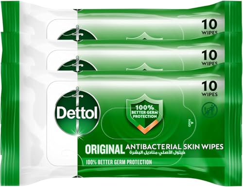 Dettol Original Antibacterial Skin Wipes 2+1