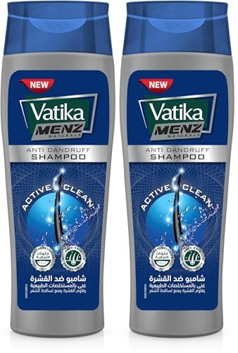 Vatika Menz Anti-Dandruff Shampoo 180mL Pack of 2