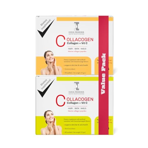 Igea Collacogen Pineapple + Orange Pack of 2 - Amazon Egypt original gallery image 2