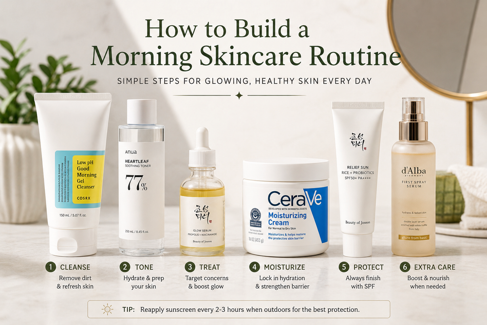 How to Build a Morning Skincare Routine