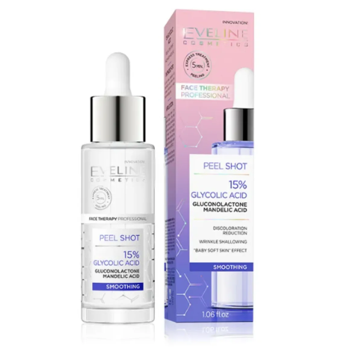 Eveline | Cosmetics Peel Shot 15% Glycolic Acid Smoothing | 30ml