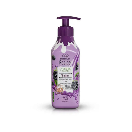 Eva Optimum Care Recipe Hydrating Blend Lotion For Normal Skin - Berries Scent 370 Ml