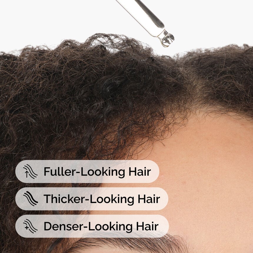 The Ordinary Multi-Peptide Serum for Hair Density 60ml official application image