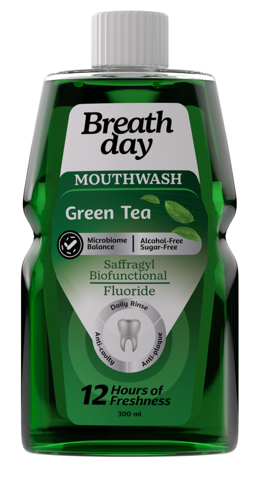 Breath day mouthwash Green Tea 300ml
