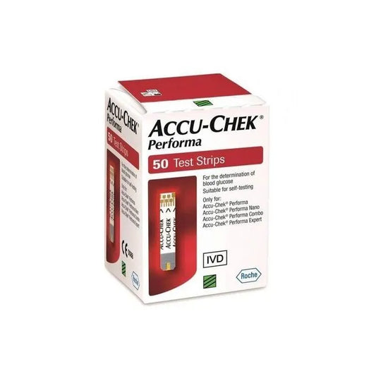 ACCU CHEK Performa Diabetes Test Strips - 50 Strips