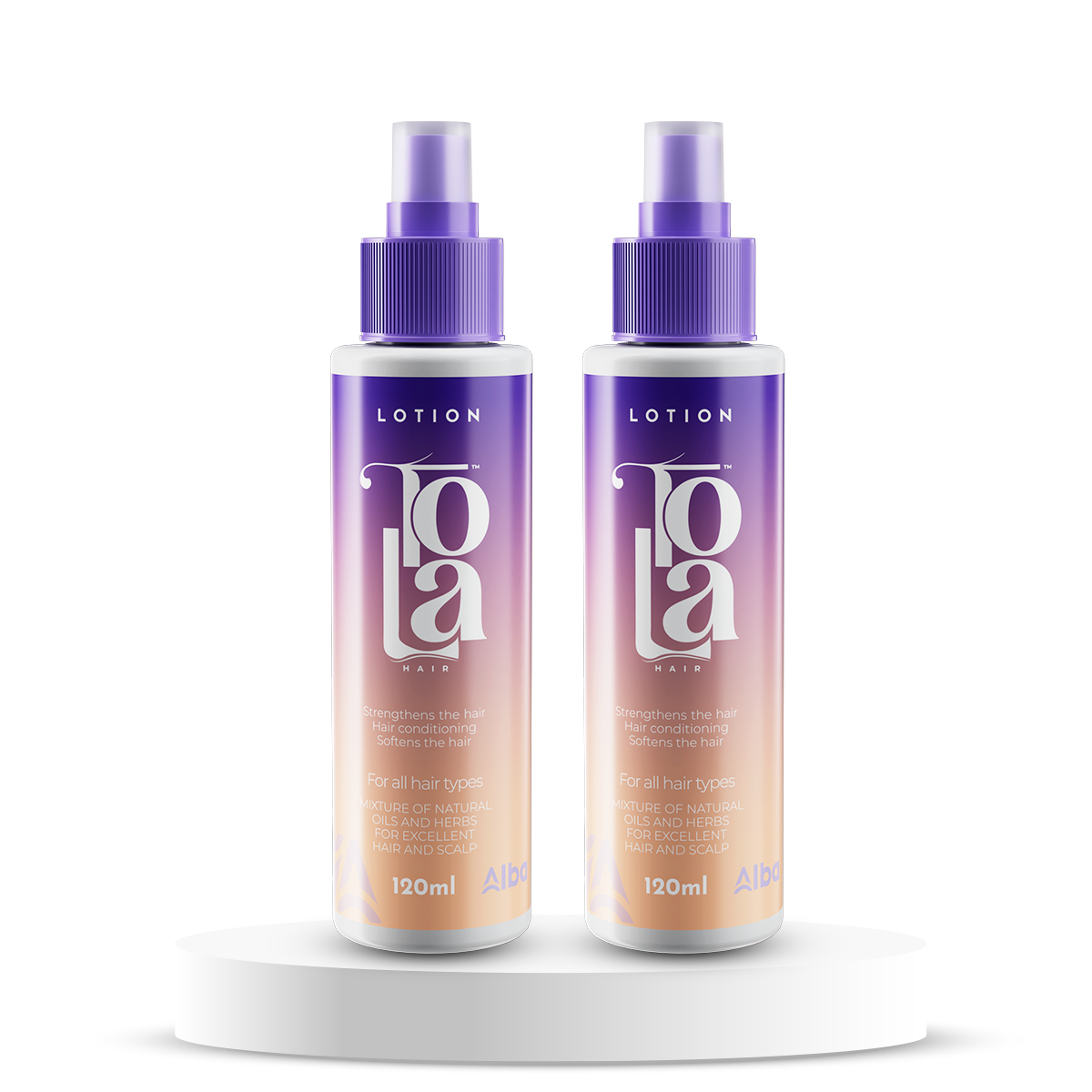 Tola Hair Lotion Hair Growth & Anti-Hair Loss Spray 120 ml 1+1