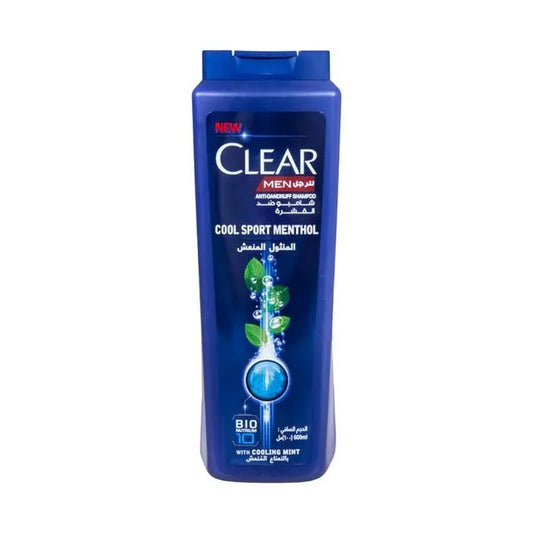 Clear Anti-Dandruff Cool Sport Menthol Shampoo - For Men - 600ml