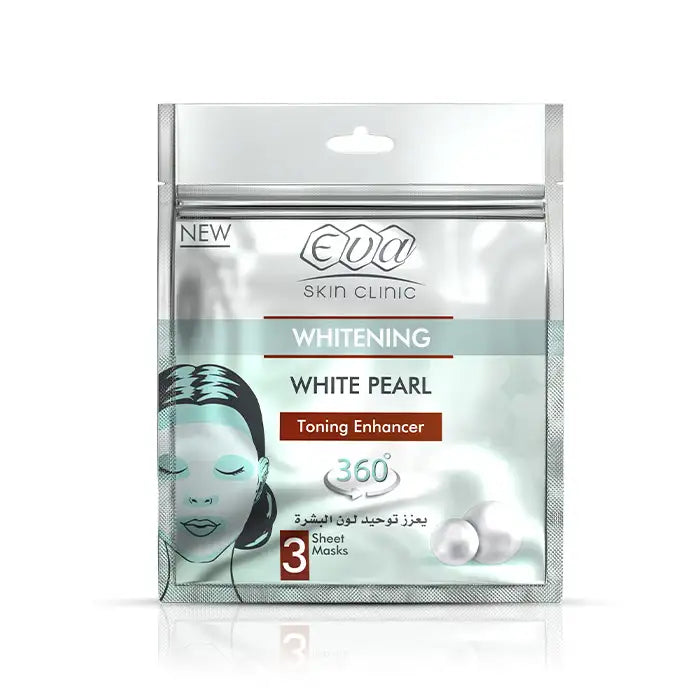 Eva Skin Clinic White Pearl Sheet Mask ( 3 Sheet Masks )