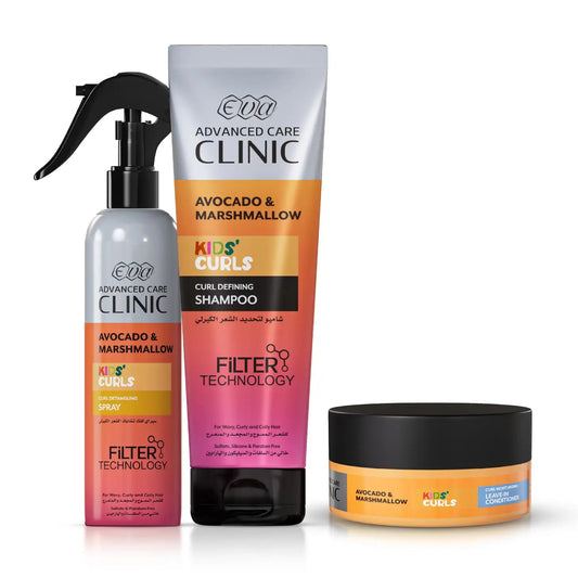 Eva Advanced Care Clinic Kids’ Curls Curl Detangling & Moisturizing Kit