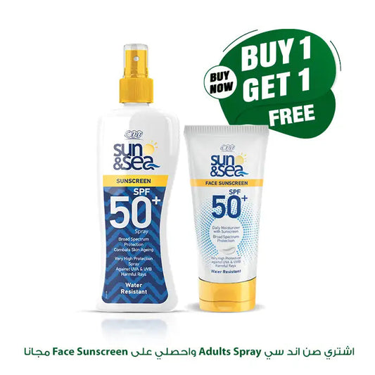 Eva Sun & Sea Adults Spray + Normal Face Sunscreen Free