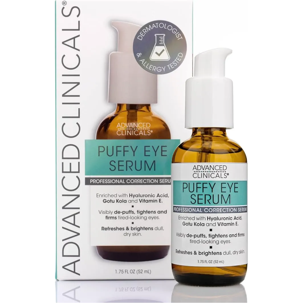 Advanced Clinicals | Puffy Eye Professional Correction Serum | 52ml