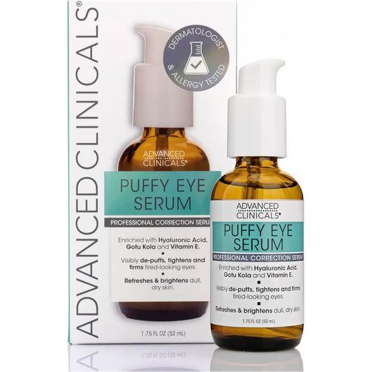 Advanced Clinicals | Puffy Eye Professional Correction Serum | 52ml