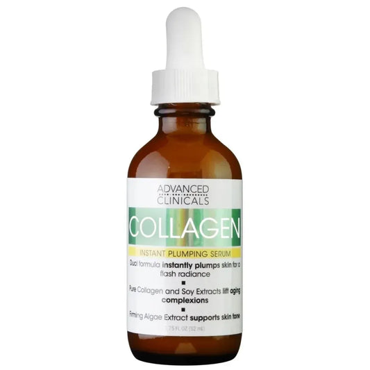 Advanced Clinicals | Instant Plumping & Anti-Wrinkle Facial Serum with Collagen | 52ml