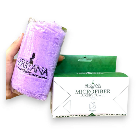 Africana | Luxury Microfiber Towel | Purple
