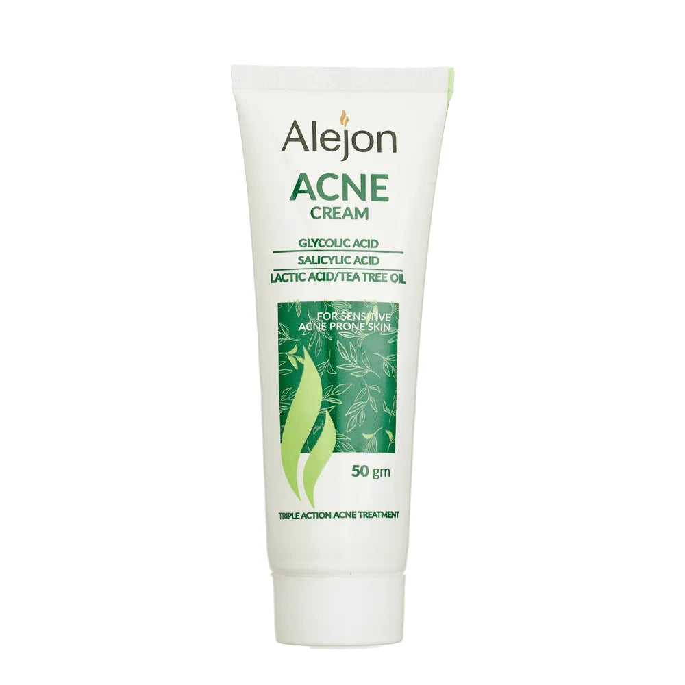 Alejon | Face Cream With Tea Tree Oil For Oily Sensitive & Acne-Prone Skin | 50gm