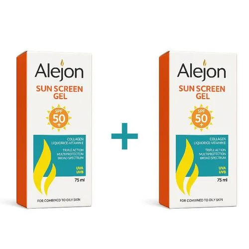 Alejon | Sun Screen Gel Spf50 | 75ml 1+1 Free