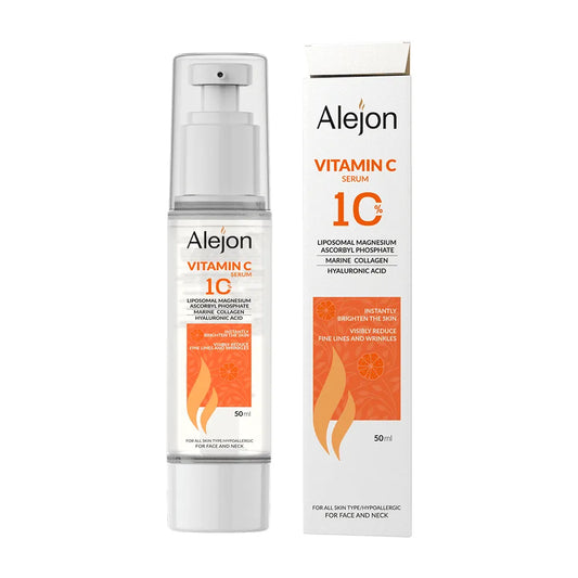 Alejon | Vitamin C Serum 10% For Face & Neck | 50ml