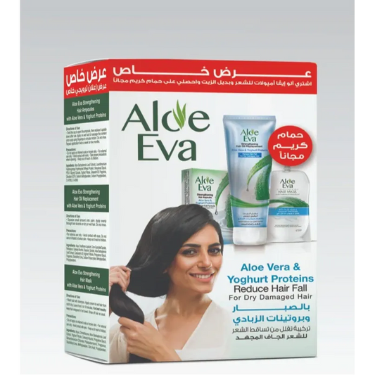 Aloe Eva | Routine with Aloe vera & Yoghurt Proteins For Dry & Damaged Hair