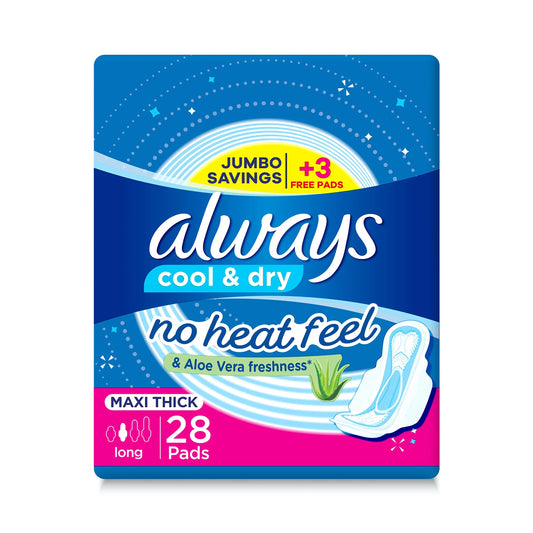 Always | Maxi Long Aloe Vera | 28 Pcs