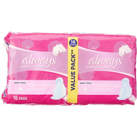 Always | Maxi Thick Cotton Extra Long | 16 Pcs