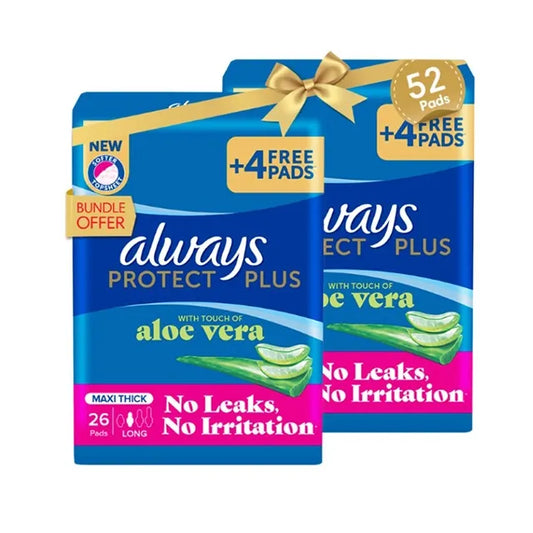 Always | Protect Plus Maxi Double Long with Aloe Vera | 52 Pcs