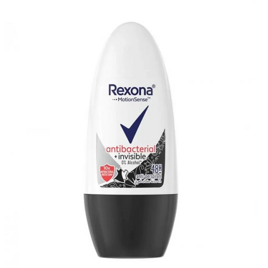 Rexona | Women Antiperspirant Roll-On Antibacterial + Invisible | 50ml