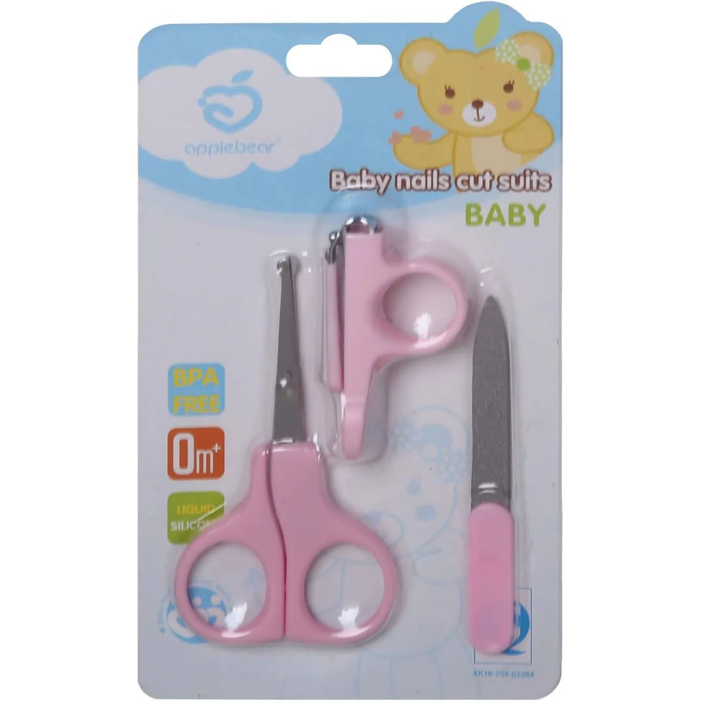 Apple Bear | Baby Nails Cut Set Pink