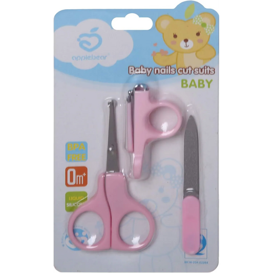 Apple Bear | Baby Nails Cut Set Pink