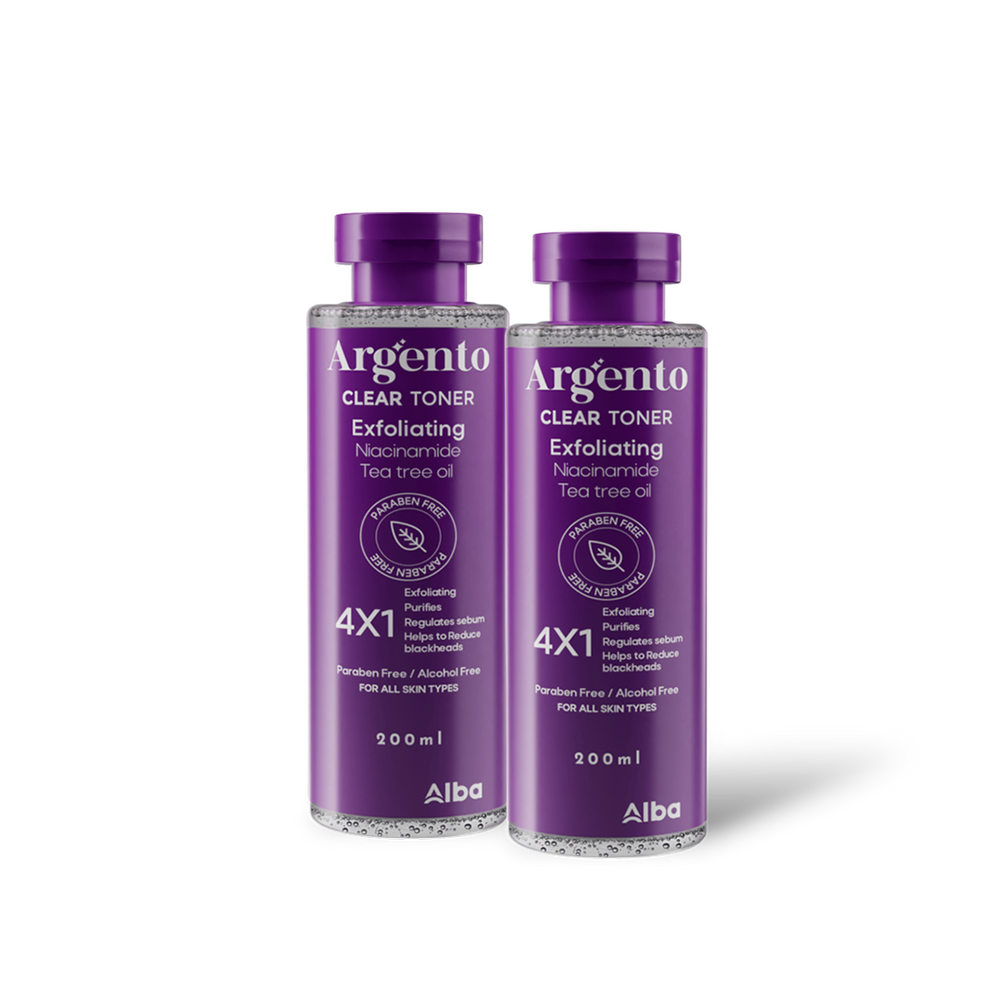 Argento Clear Toner 200ml pack of 2