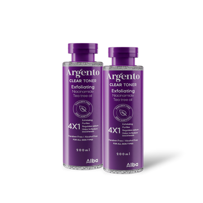 Argento Clear Toner 200ml pack of 2