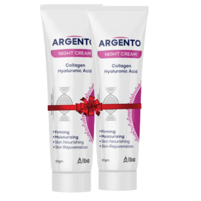1+1 Argento | Night Cream With Collagen | 60gm