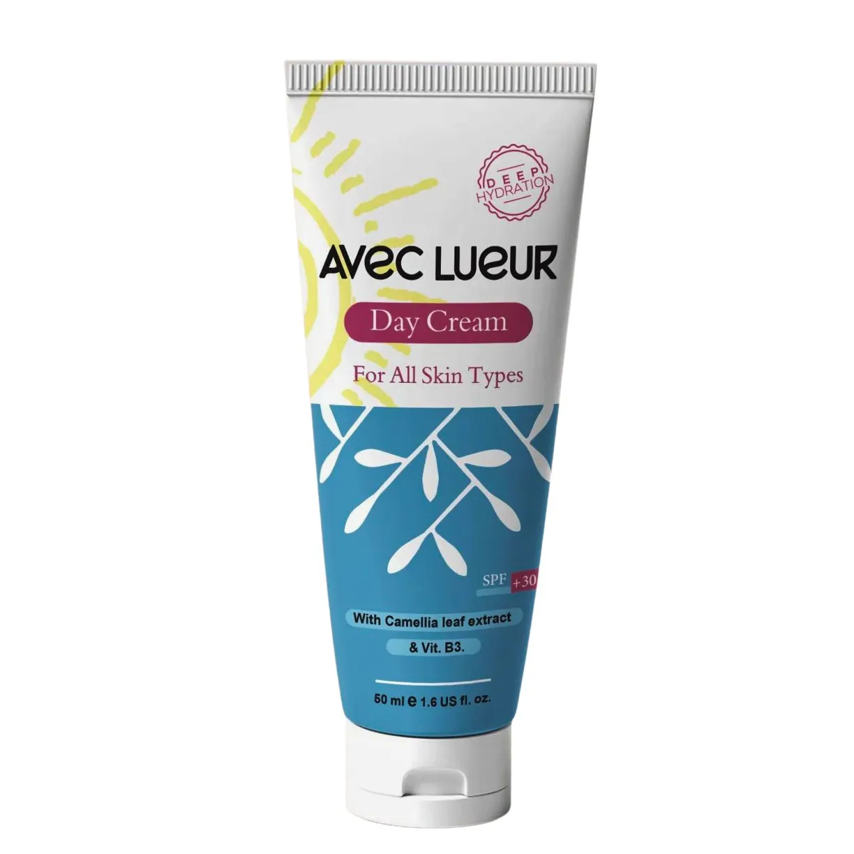 Avec Lueur | Day Cream SPF30+ to Moisturize Skin | 50ml