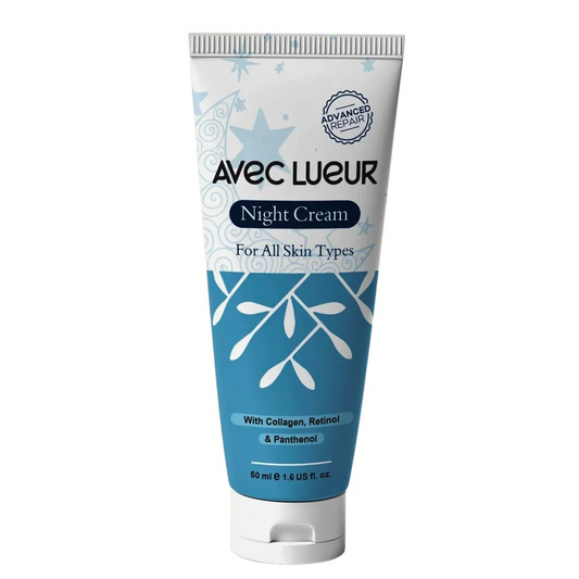 Avec Lueur | Night Cream to Repair and rejuvenates skin | 50ml