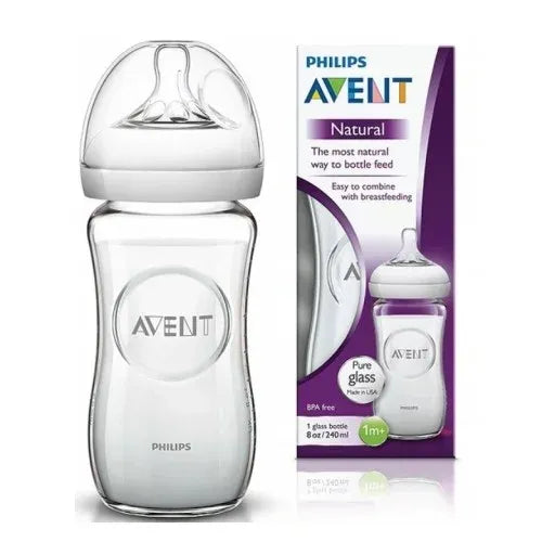 Philips | Avent Natural Glass Bottle +1M | 240ml