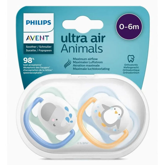 Philips | Avent Ultra Air Pacifier from 0-6M | 2 Pcs