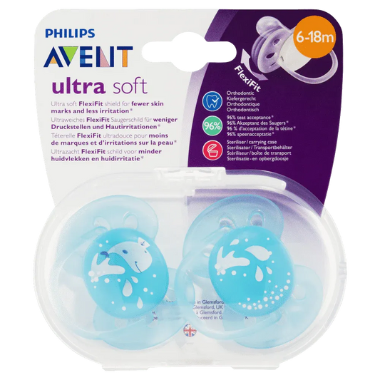 Philips | Avent Ultra Soft Pacifier from 6-18M | 2 Pcs