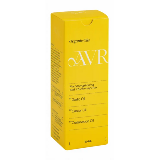 Avrelle | Organic Strengthening & Thickening Garlic, Castor & Cedarwood Oils for Hair | 50ml