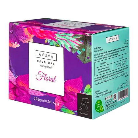 Avuva | Cold Wax Hair Removal Floral | 228gm