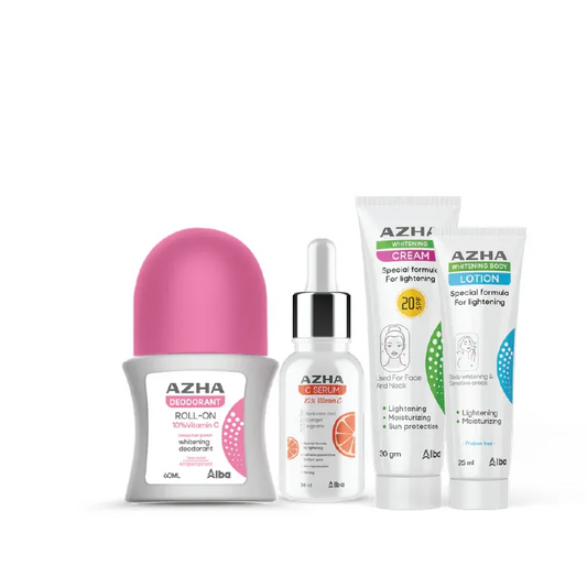 Azha | Serum + Bodylotion + Cream + Roll On
