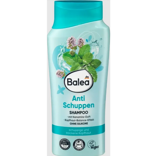 Balea | Anti-Dandruff Shampoo Mint Scent for Flaky & Dry Scalp | 300ml